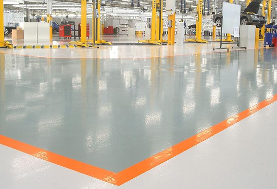 Свойства, преимущества использования наливных полов, полиуретановых покрытий