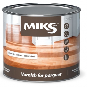 MIKS color. Лак паркетный алкидно-уретановый