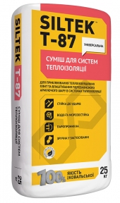 Siltek T-87. Суміш для систем теплоізоляції, 25 кг