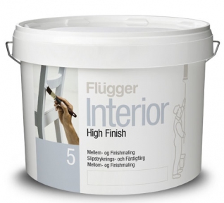Flugger Interior High Finish 5 Акрилова емаль (водна основа)