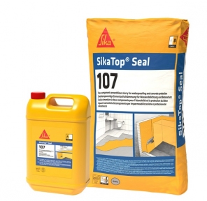 SikaTop Seal-107 (A+B).Гідроізоляційна паропроникна полімерцементна суміш