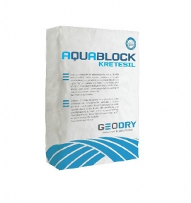 Aquablock Kretesil. Мінеральний гель з осмотичним гідроізоляційним проникненням, 25 кг