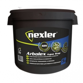 NEXLER ARBOLEX Aqua Stop. Битумно-каучуковая шпатлевка для экстремальных условий