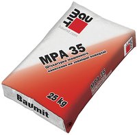 Baumit MPA 35. Штукатурная цементно-известковая смесь, 25кг