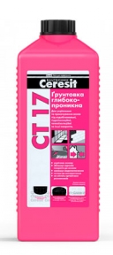 Ceresit CT 17. Грунтовка глубокопроникающая для подготовки и укрепления минеральных поверхностей перед выполнением отделочных работ внутри и снаружи зданий
