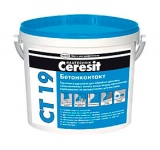 Ceresit CT 19. Бетонконтакт. Грунтовка контактная для увеличения прочности сцепления между минеральными поверхностями и отделочными материалами