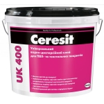 Ceresit UK400. Универсальный водно-дисперсионный клей для ПВХ- и текстильных покрытий, 14 кг
