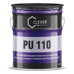 CLEVER PU BASE 110. Однокомпонентная ПУ гидроизоляция с низкой вязкостью, устойчива к УФ
