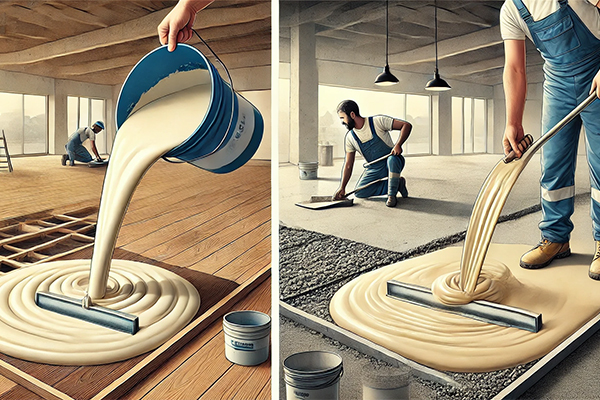 Чем самовыравнивающаяся смесь отличается от обычной стяжки для пола?